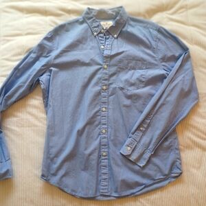 American Eagle micro pinstripe button up shirt